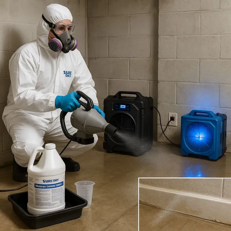 Sanitization and Odor Removal process in Lowell, NC