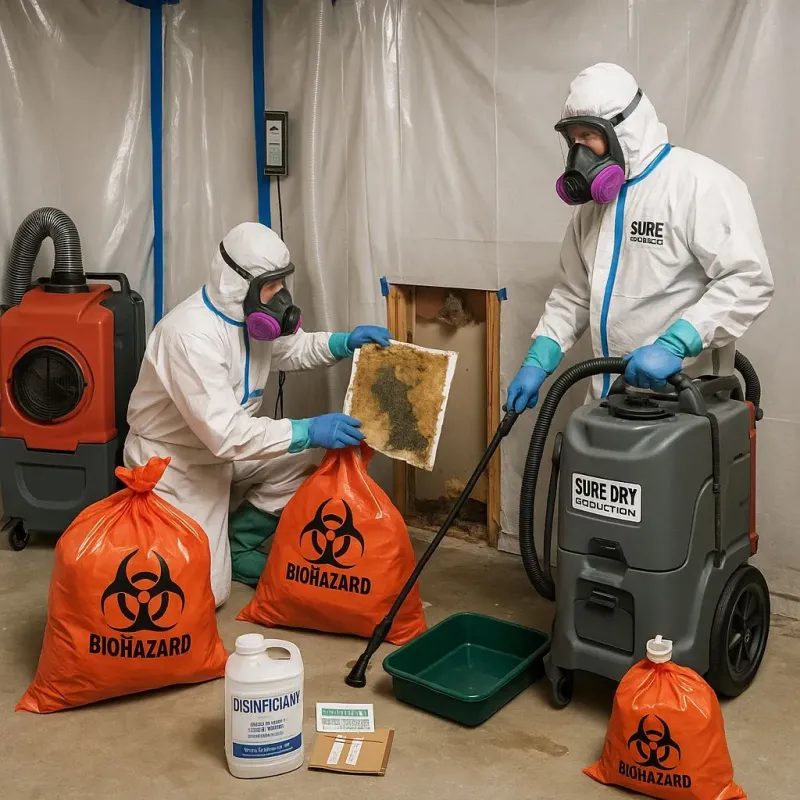 Contaminated Water Handling Protocols process in Lowell, NC