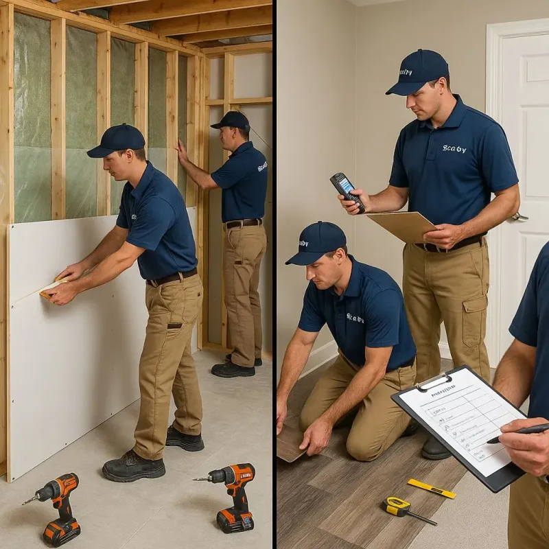 Repairs and Reconstruction process in Lowell, NC